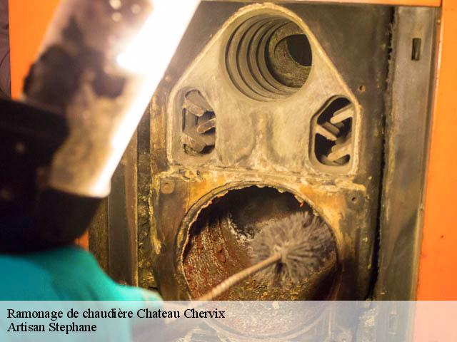 Ramonage de chaudière  chateau-chervix-87380 Artisan Stephane
