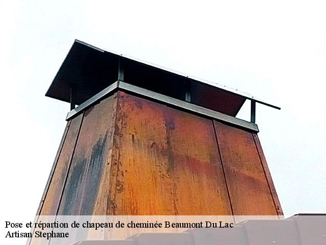 Pose et répartion de chapeau de cheminée  beaumont-du-lac-87120 Artisan Stephane