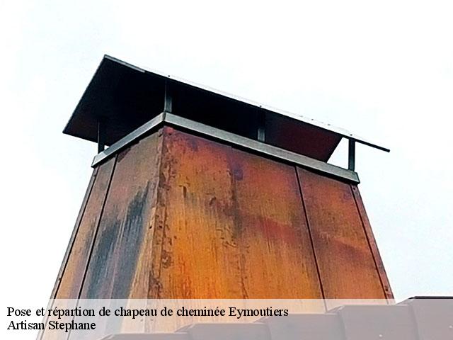 Pose et répartion de chapeau de cheminée eymoutiers-87120 Artisan Stephane