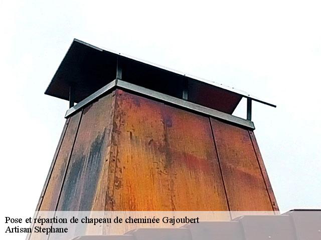 Pose et répartion de chapeau de cheminée  gajoubert-87330 Artisan Stephane